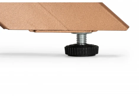 Кухонный стол Woodville Кортез 116(160)x77 раздвижной малави / медь