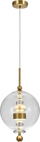 Подвесной светильник (11055/1P Clear) Indigo Illusione V000189L (LED, 220V, на проводе, шар)