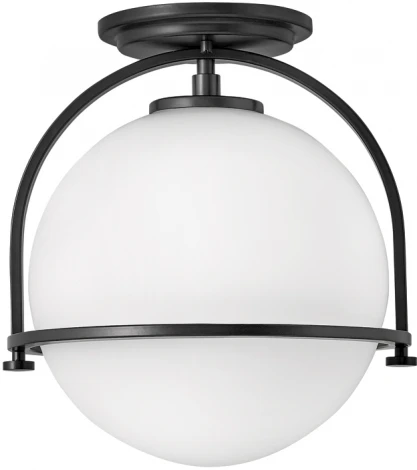 Потолочный светильник круглый Somerset QN-SOMERSET-F-O-BK Hinkley (220V, шар)