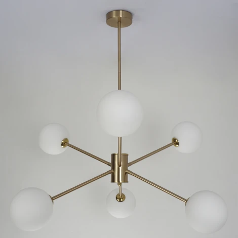 Потолочная люстра на штанге Zortes Ragy ZRS.1893.06 (220V, шарики, IP21)