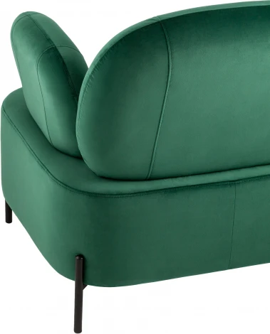 Кресло Stool Group Кэнди с подлокотниками велюр зелёный УТ000035881