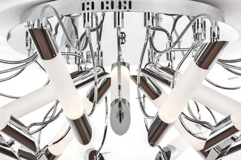 Потолочная люстра IDLamp Milada 401/9PF-LEDChrome