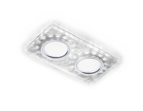 Встраиваемый точечный светильник Ambrella Декоративные Led+mr16 S234/2 W/CH/WH