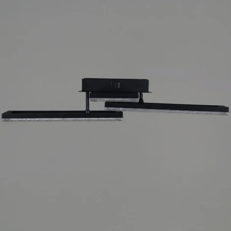 Потолочная люстра светодиодная на штанге с регулировкой цветовой температуры, яркости и ночным режимом Reluce 89560-0.3-03A BK