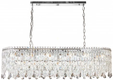 Подвесная люстра Fluorite The Empress FL1062-21P (220V, хрусталь, на цепи, круглые)