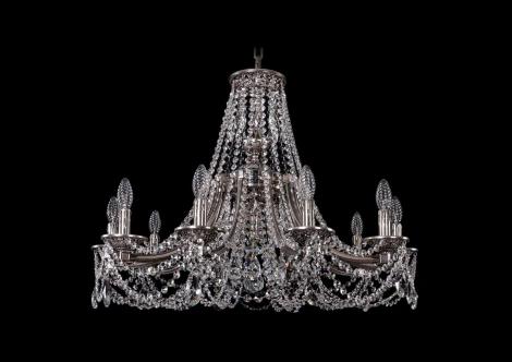 Подвесная люстра Bohemia 1771 1771/10/270/C/NB