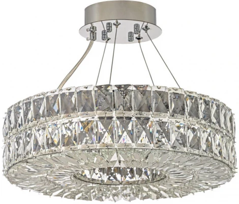 Подвесная люстра Arti Lampadari Sora E 1.5.40.100 N (220V, хрусталь, на тросе, круглые)