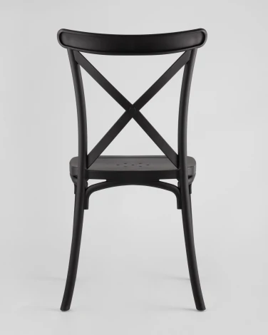 Стул Stool Group Кроссбэк пластиковый черный УТ000001849
