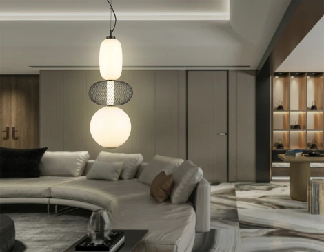 Подвесной светодиодный светильник Ambrella High Light LH11008 (220V, на тросе)