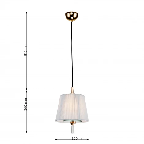 Подвесной светильник Favourite Sade 2690-1P (220V, на проводе, круглые)