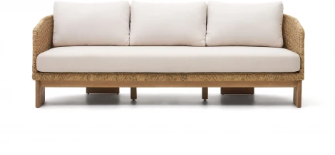 3-местный диван Xoriguer из синтетического ротанга и 100% массива эвкалипта La Forma (ex Julia Grup) арт.191754