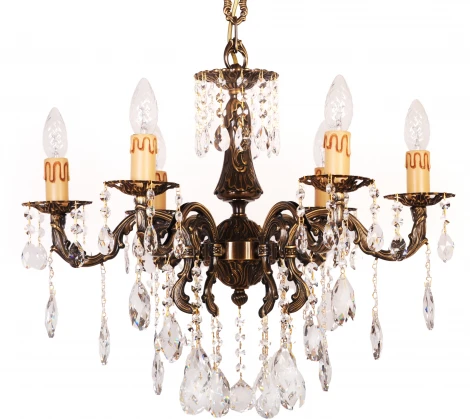 Подвесная люстра 50802 (220V, подвески, на цепи, подсвечник, свеча)