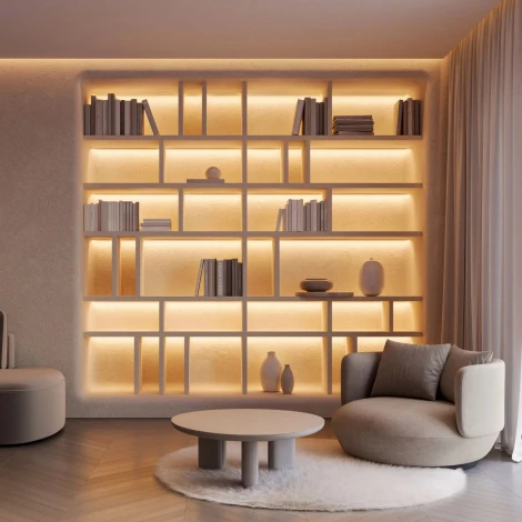 Профиль SL-SLIM-H7-3000 WHITE (BY) (Arlight, Алюминий) 064819
