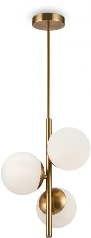 Потолочная люстра на штанге Zing FR5199PL-03BS Freya (220V, шарики)
