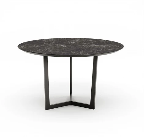 Стол Top Concept круглый Mercedes 100, керамика черная