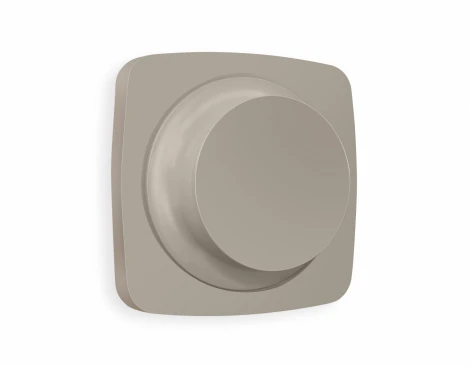 Лицевая панель Ambrella Volt OMEGA (Серо-бежевый матовый) для светорегулятора универсального QUANT OP3655