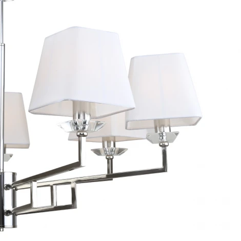 Потолочная люстра на штанге Escada Rhapsody 10161/7PL E14*40W Nickel