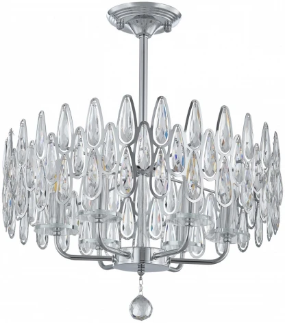 Подвесная люстра хрустальная на штанге Arte Milano Sorrento-2009 372009/6/250/490 CR (220V)