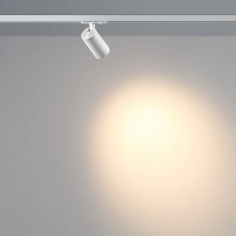 Трековый светильник однофазный светодиодный Novotech Selene 359904 белый трехжильный LED 10W 220V 3000К