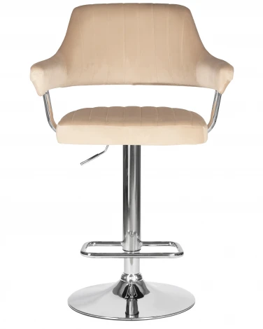 Стул барный DOBRIN CHARLY (бежевый велюр (MJ9-10))