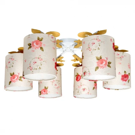 Потолочная люстра Максисвет 6651 1-6651-6-WA+WH E27