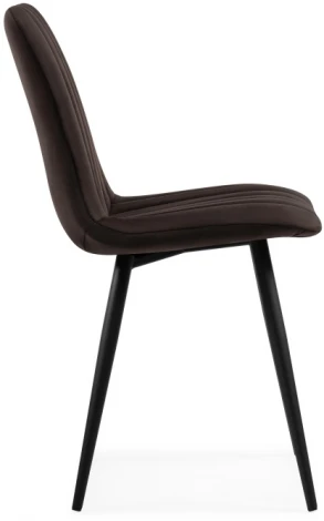 Стул Notta на металлокаркасе Дани коричневый / черный 560287