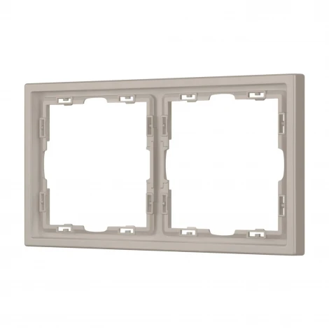 Рамка пластиковая FRM-NOBE-SFPL-2-CA (Arlight, Кашемир) 059456