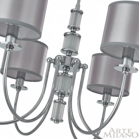 Потолочная люстра на штанге Arte Milano AM348401 348401/6 CR (220V)