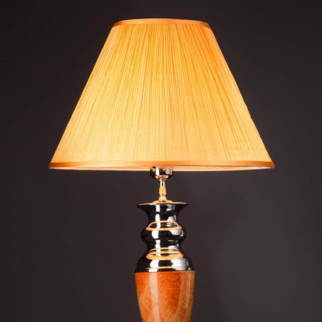 Торшер Eurosvet 9 009/1T RDM (янтарь) (220V, выключатель, круглые, под старину)