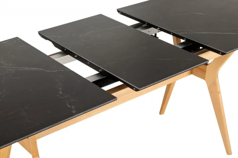 Стол R-Home раздвижной Нарвик Ceramic 120-150 Automatic Natur/Dark marble