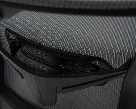 Офисное кресло для персонала NIXON (чёрный, серая сетка)