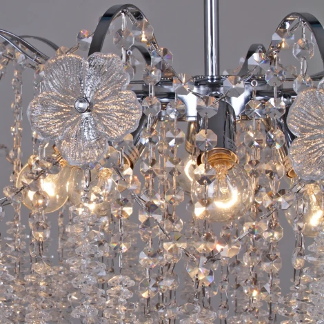 Подвесная люстра хрустальная Reluce 47300-0.3-10 CH