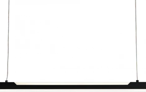 Подвесной светодиодный светильник Escada Projection 604/S LED 48Вт, с ПДУ, металл/акрил, черный (регулировка яркости, 220V, на тросе)