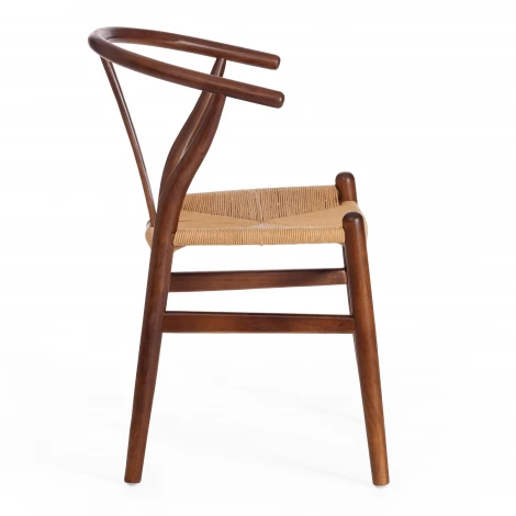 Стул Wishbone/Вишбон (мод.CB2212) / 1 шт. в упаковке дерево вяз, 57*50.5*79.5, Темный Орех (№5) Tetchair 20506