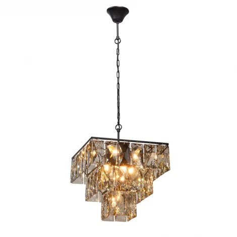 Подвесная люстра Vitaluce V5274-1/8+1 (220V, хрусталь, на цепи)