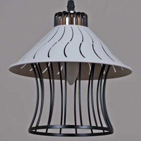 Подвесной светильник Reluce 02512-0.9-03 BK+WH (220V, на проводе)