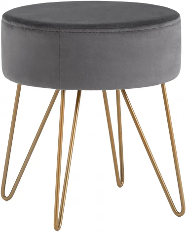 Пуф Спейси велюр серый УТ000035907