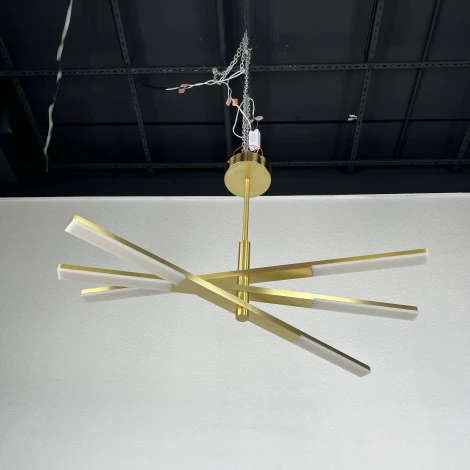 Потолочная люстра на штанге Orton На 3 D96 Gold Imperiumloft 241024-26 (241024-26) (LED, 220V)