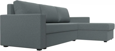Диван угловой Траумберг Лайт правый угол (Серый/Рогожка) Лига Диванов арт.121139