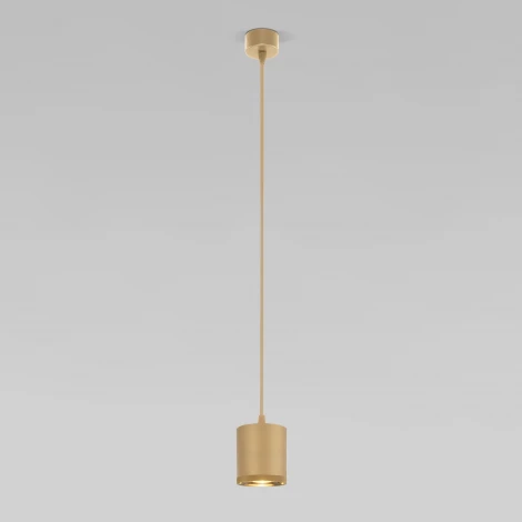 Подвесной светильник 12W 4200K золото Elektrostandard Lead 50243 LED (220V, на проводе, круглые)