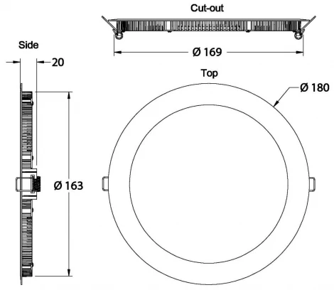 Встраиваемый точечный светильник Deko-Light LED Panel 565088 (круглые)