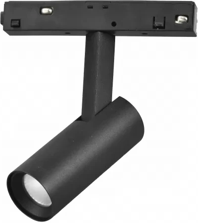 Трековый магнитный светильник 48V iLedex Vision48/22 4822-005-D34-8W-40DG-3000K-BK (круглые)