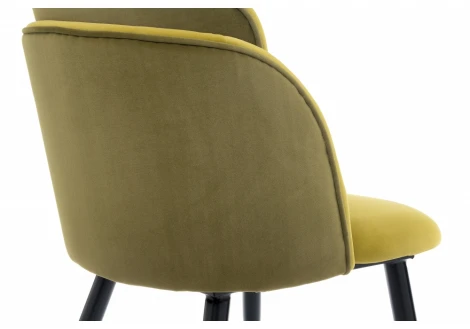 Обеденный стул на металлокаркасе Woodville Orly khaki / green 11784