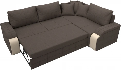 Диван угловой Николь правый угол Лига Диванов (Рогожка) арт.126001