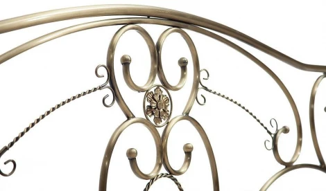Кровать металлическая JANE 90*200 см (Day bed), Античная медь (Antique Brass) Tetchair 9725