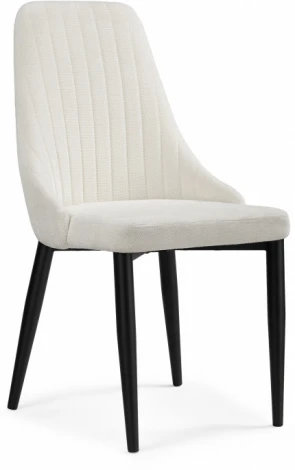 Стул на металлокаркасе Woodville Kora white / black