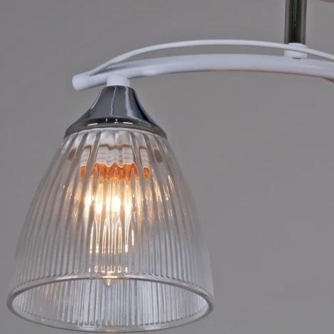 Потолочная люстра на штанге Reluce 87360-0.3-04 WH+CR