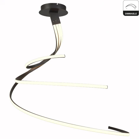 Потолочная светодиодная люстра в виде спирали Mantra Nur 5832 (220V, диммер, спираль)