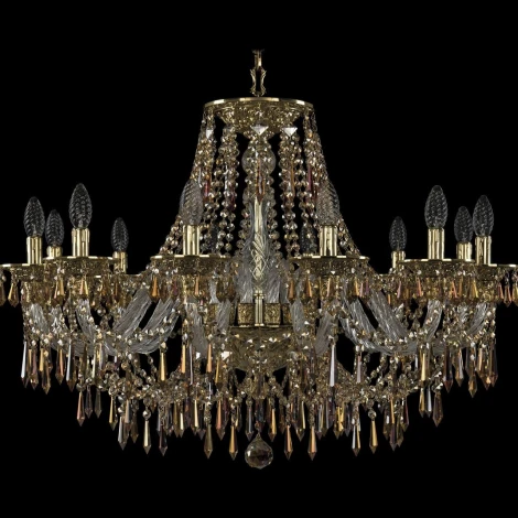 Подвесная люстра Bohemia Ivele Crystal 16103/12/300 G R777