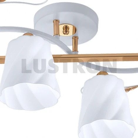 Потолочная люстра IDLamp Annelisa 380/4PF-Whitegold